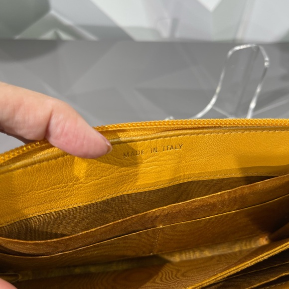 Authentic Chanel Caviar Yellow Zippy Long Wallet - Picture 13 of 16